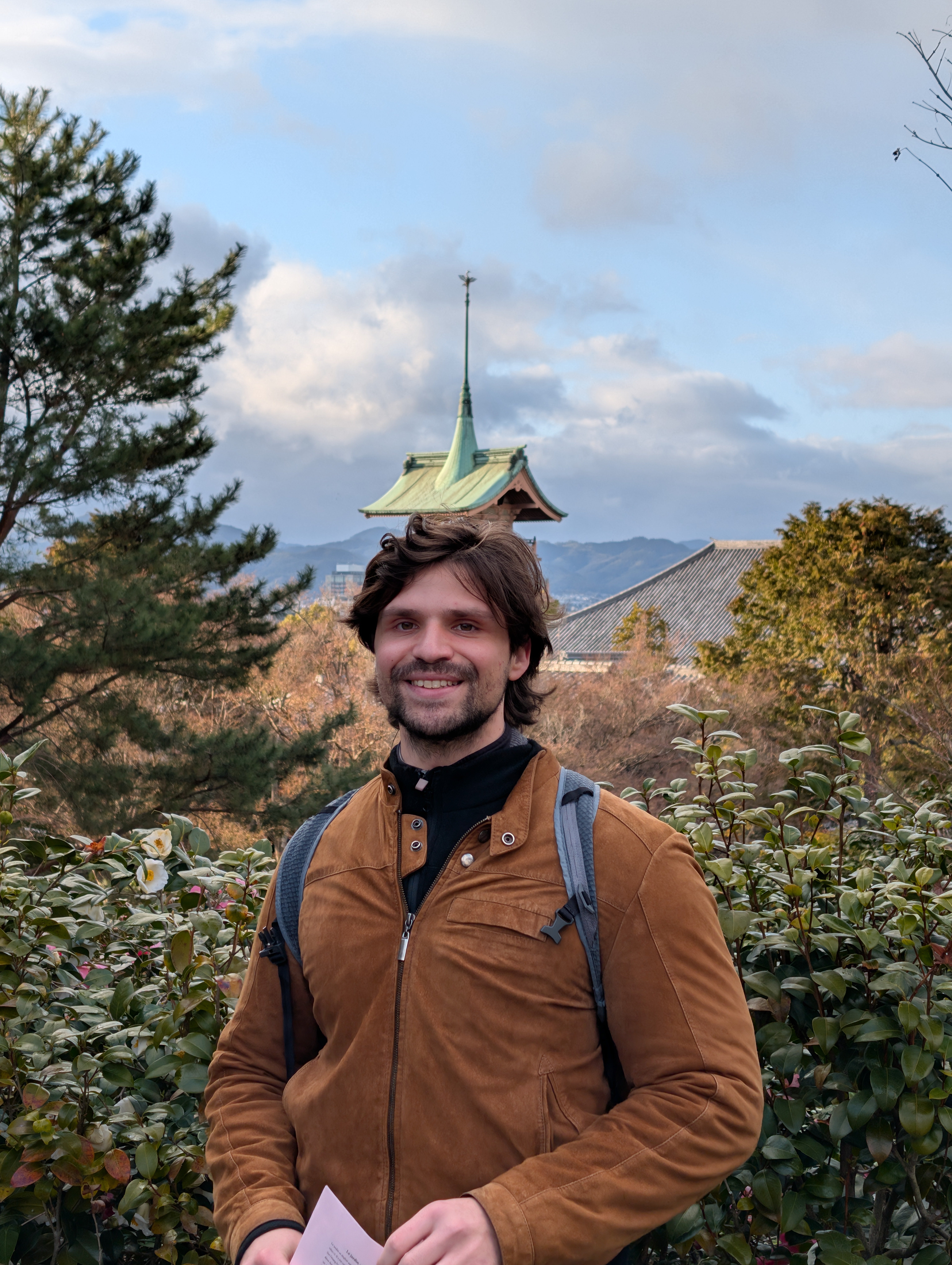 Clément, founder of Core Axis, in Hakone