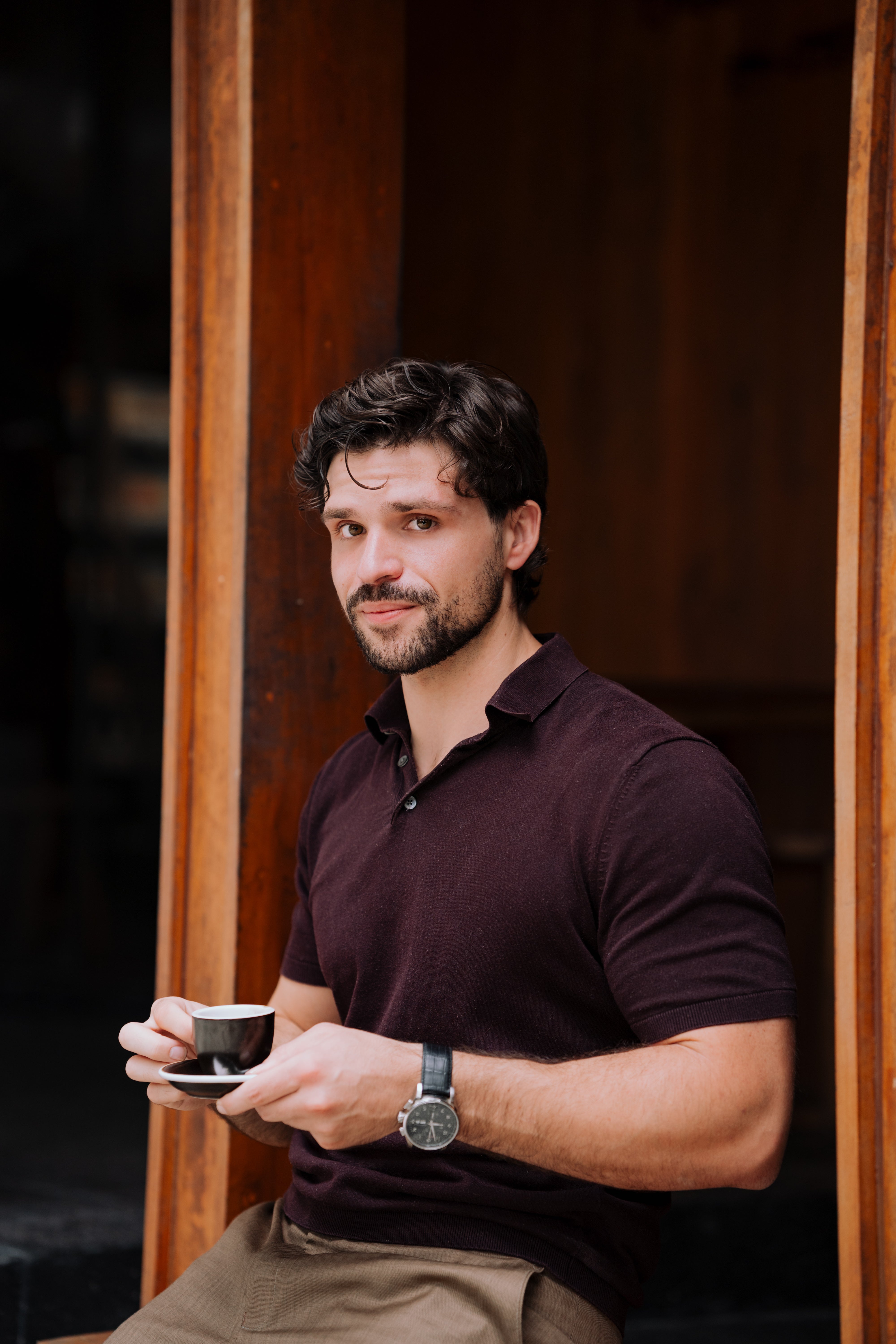 Clément, founder of Core Axis, in Hakone